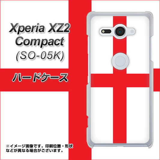 docomo エクスペリア XZ2 コンパクト SO-05K 高画質仕上げ 背面印刷 ハードケース【677 イングランド】