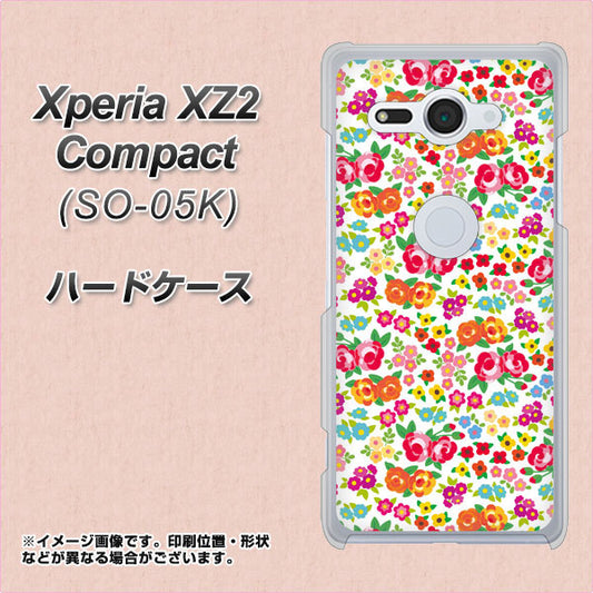 docomo エクスペリア XZ2 コンパクト SO-05K 高画質仕上げ 背面印刷 ハードケース【777 マイクロリバティプリントWH】