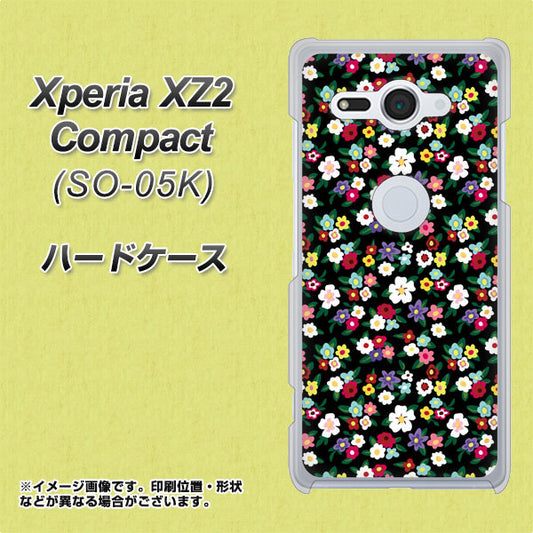 docomo エクスペリア XZ2 コンパクト SO-05K 高画質仕上げ 背面印刷 ハードケース【778 マイクロリバティプリントBK】