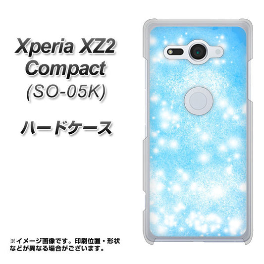 docomo エクスペリア XZ2 コンパクト SO-05K 高画質仕上げ 背面印刷 ハードケース【YJ289 デザインブルー】
