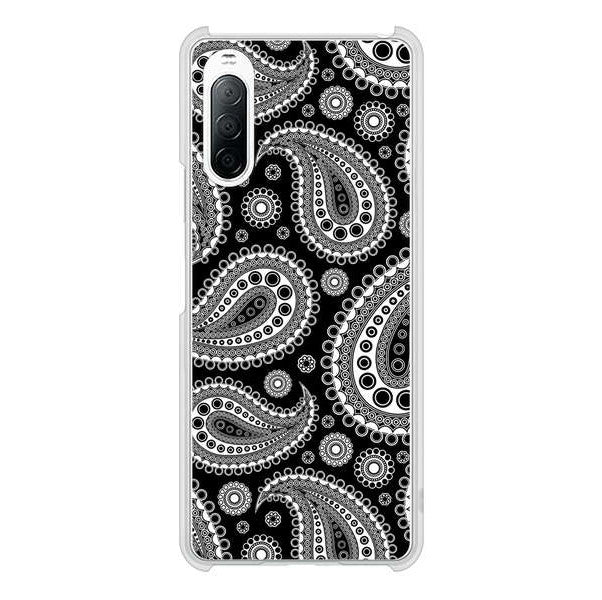 Xperia 10 II SO-41A docomo 高画質仕上げ 背面印刷 ハードケース ペイズリー