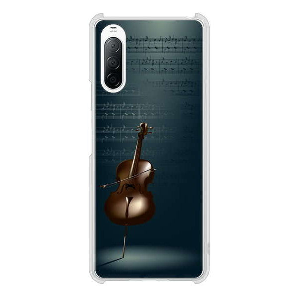 Xperia 10 II SO-41A docomo 高画質仕上げ 背面印刷 ハードケース 【441 楽譜】