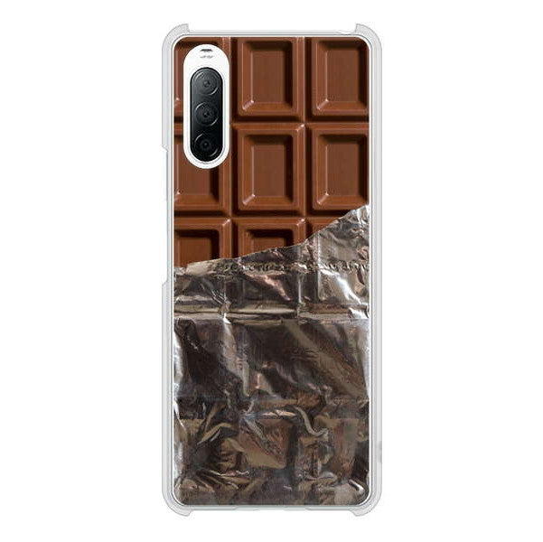 Xperia 10 II SO-41A docomo 高画質仕上げ 背面印刷 ハードケース 板チョコ