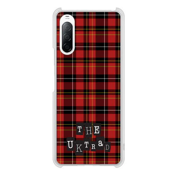Xperia 10 II SO-41A docomo 高画質仕上げ 背面印刷 ハードケース 【547 THEチェック】