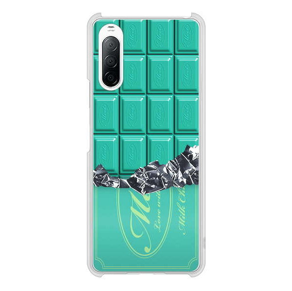 Xperia 10 II SO-41A docomo 高画質仕上げ 背面印刷 ハードケース 板チョコ