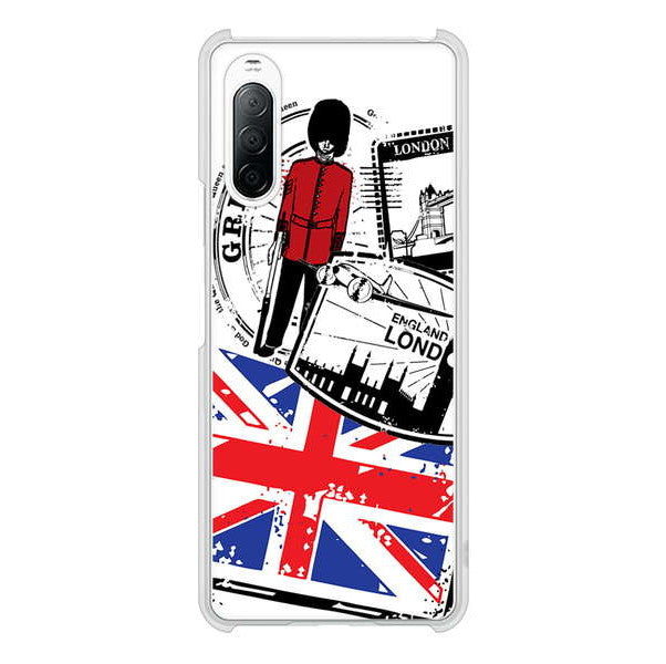 Xperia 10 II SO-41A docomo 高画質仕上げ 背面印刷 ハードケース イギリスの風景