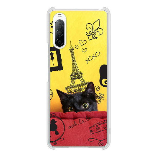 Xperia 10 II SO-41A docomo 高画質仕上げ 背面印刷 ハードケース LOVE フランス