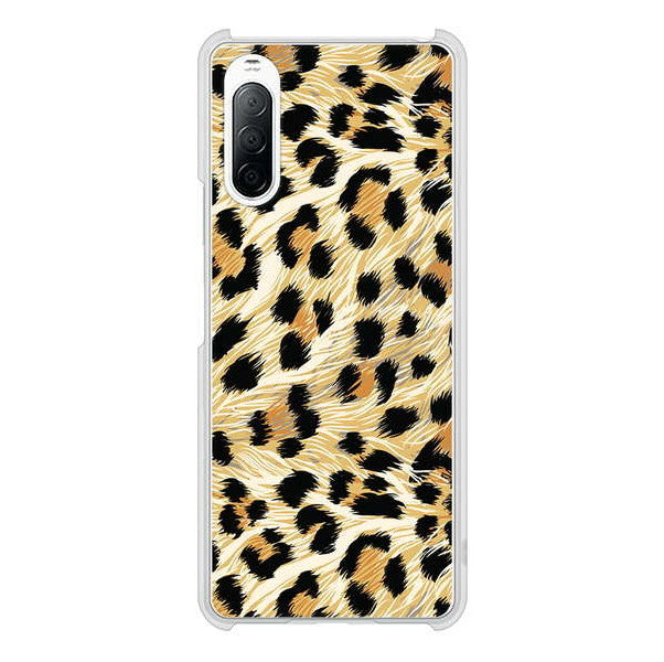 Xperia 10 II SO-41A docomo 高画質仕上げ 背面印刷 ハードケース アニマル柄