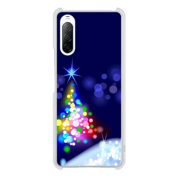 Xperia 10 II SO-41A docomo 高画質仕上げ 背面印刷 ハードケース クリスマス