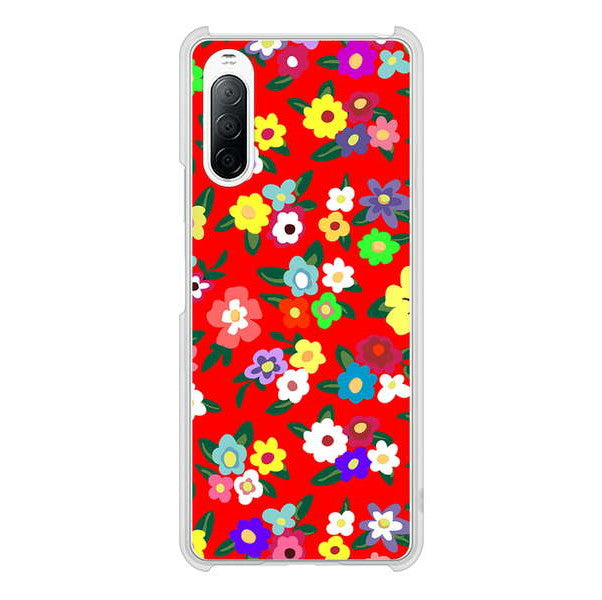 Xperia 10 II SO-41A docomo 高画質仕上げ 背面印刷 ハードケース リバティプリント