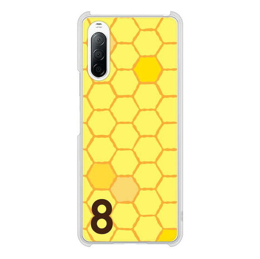 Xperia 10 II SO-41A docomo 高画質仕上げ 背面印刷 ハードケース 【IB913 はちの巣】