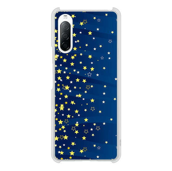 Xperia 10 II SO-41A docomo 高画質仕上げ 背面印刷 ハードケース 【VA842 満天の星空】