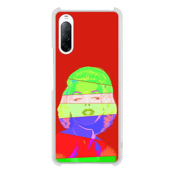 Xperia 10 II SO-41A docomo 高画質仕上げ 背面印刷 ハードケース マリリンモンローデザイン