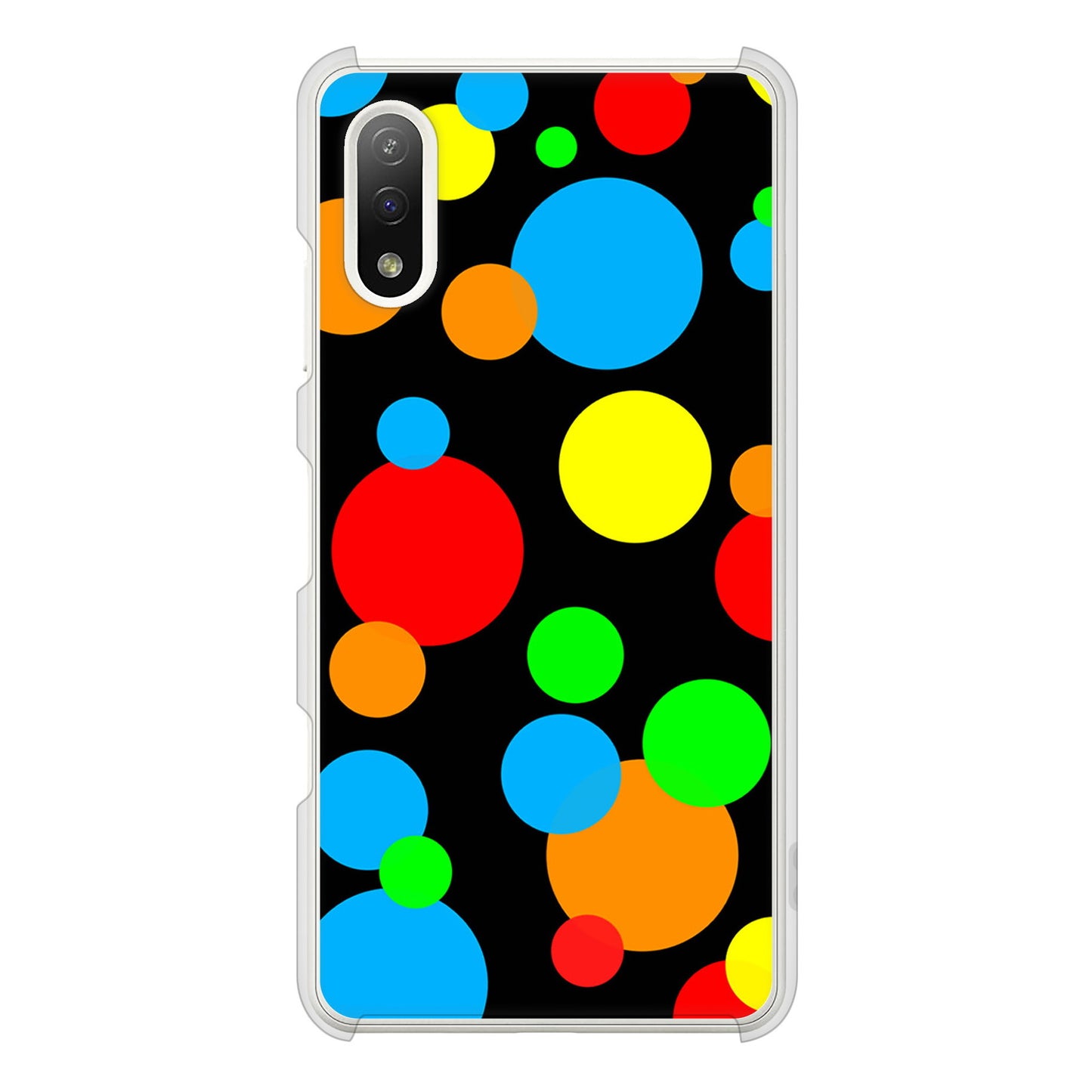 Xperia Ace II SO-41B docomo 高画質仕上げ 背面印刷 ハードケース 【076 シンプル(大阪のおばちゃん)】