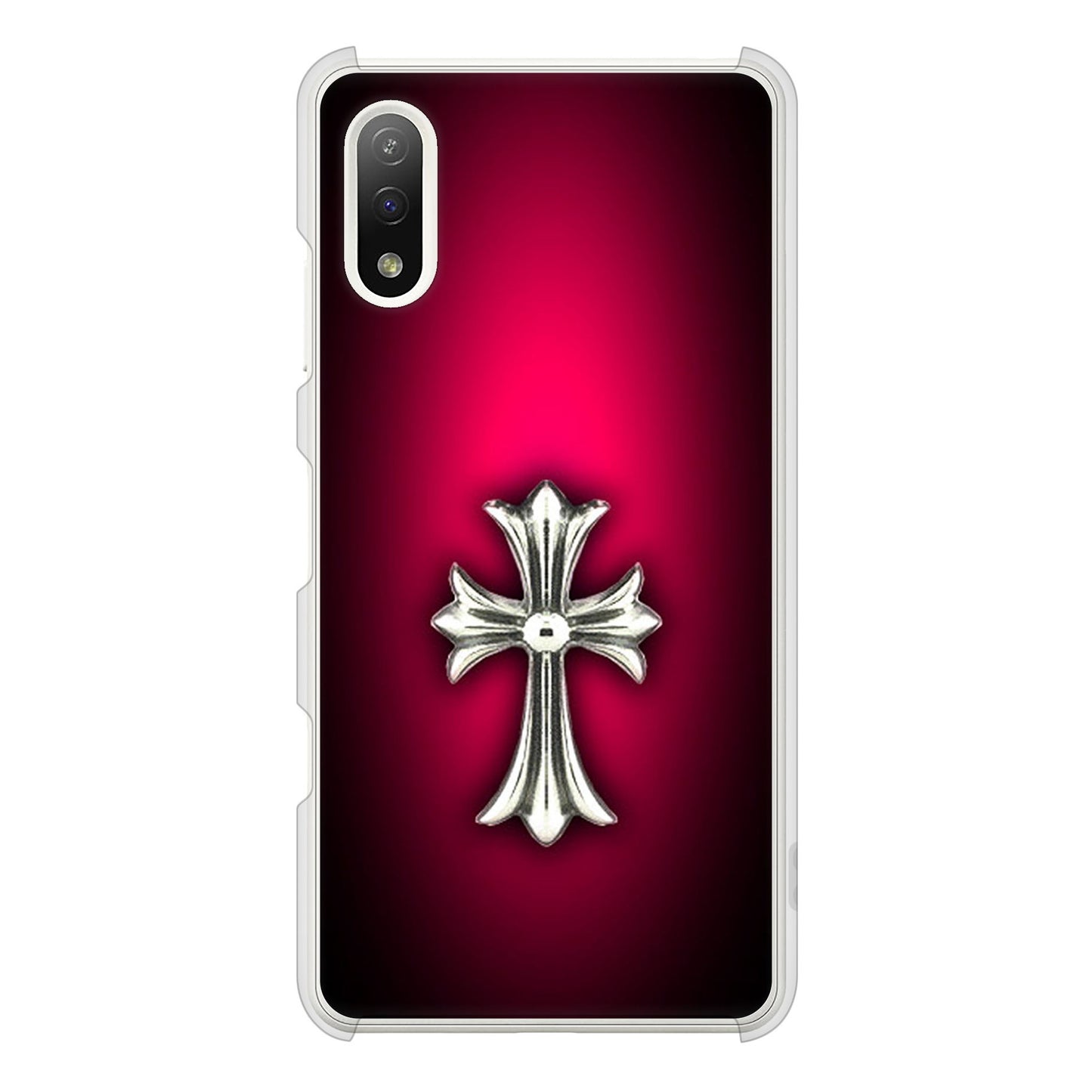 Xperia Ace II SO-41B docomo 高画質仕上げ 背面印刷 ハードケース クロス