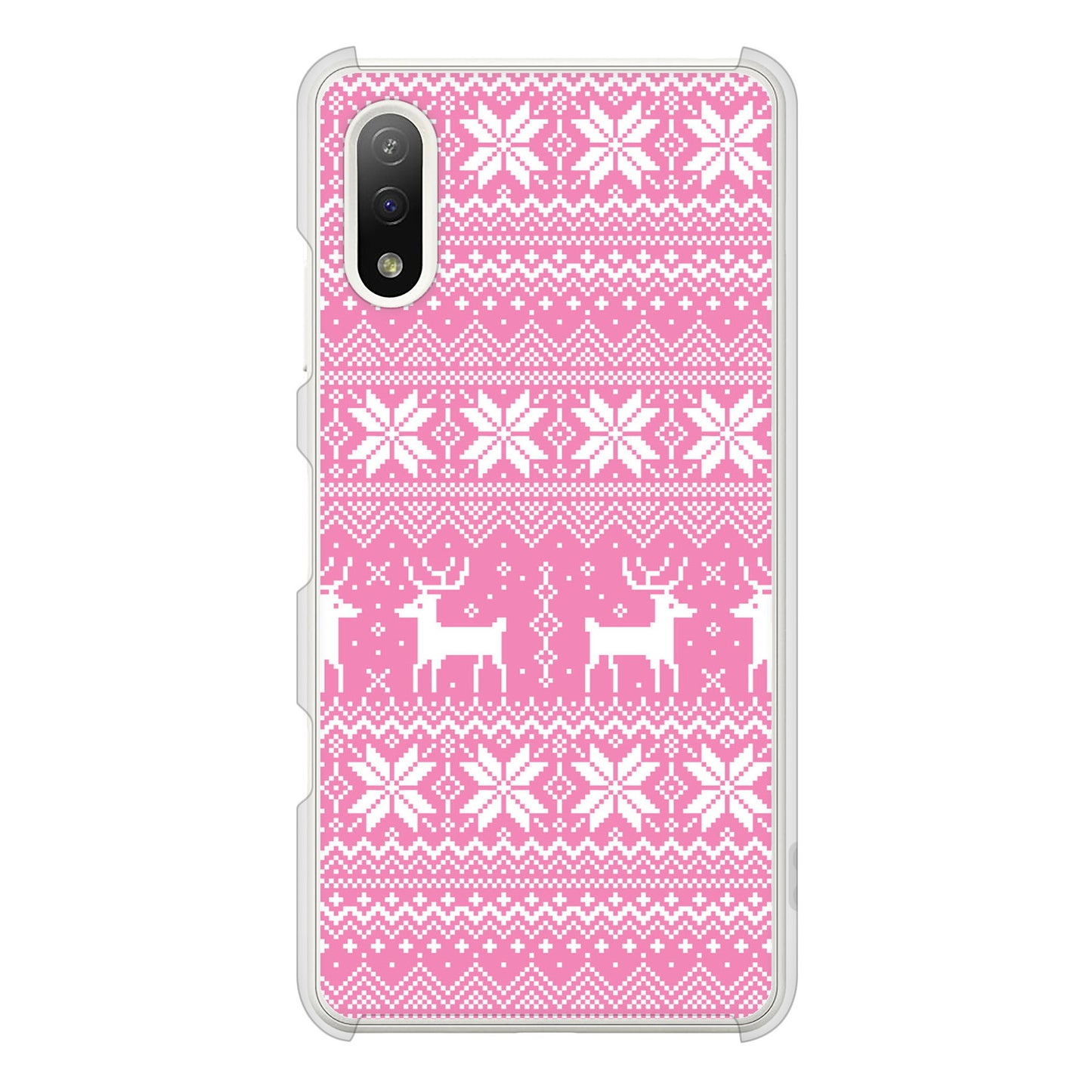 Xperia Ace II SO-41B docomo 高画質仕上げ 背面印刷 ハードケース クリスマス