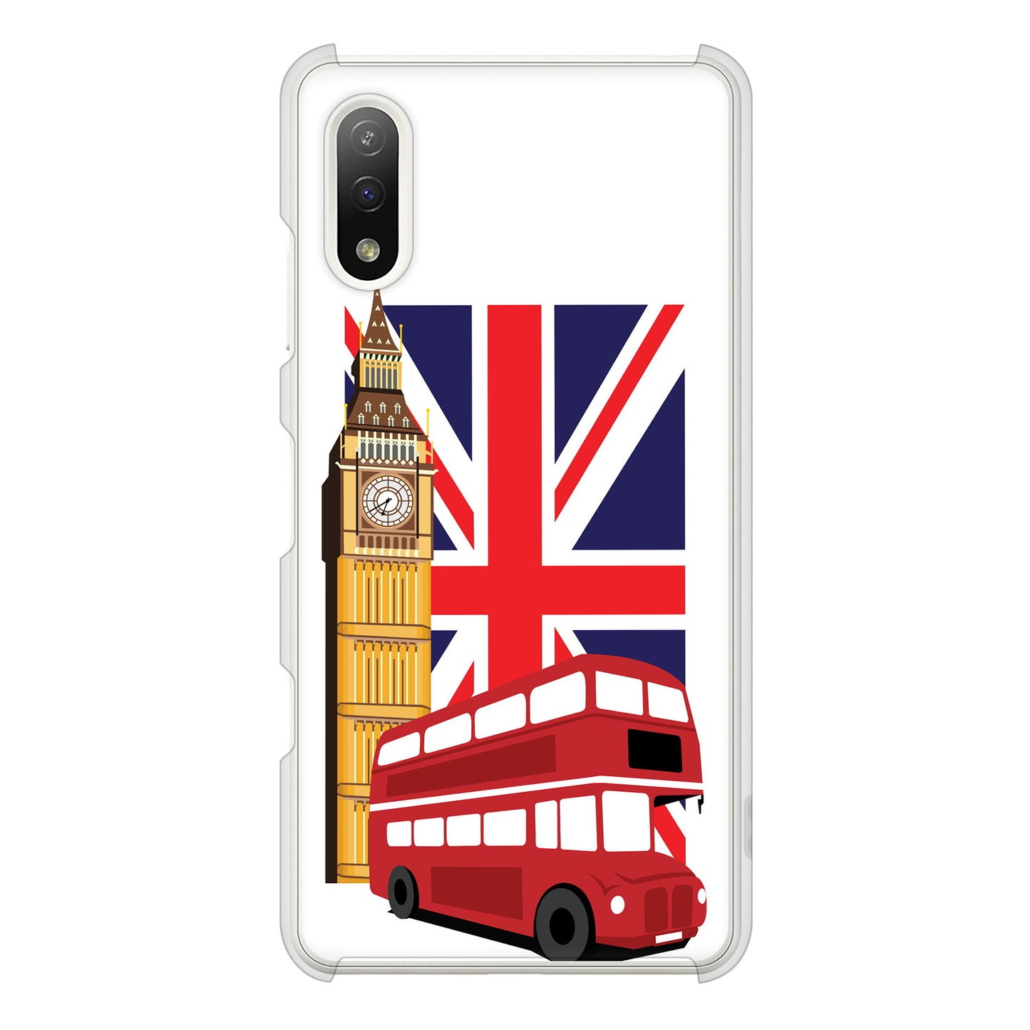 Xperia Ace II SO-41B docomo 高画質仕上げ 背面印刷 ハードケース イギリスの風景