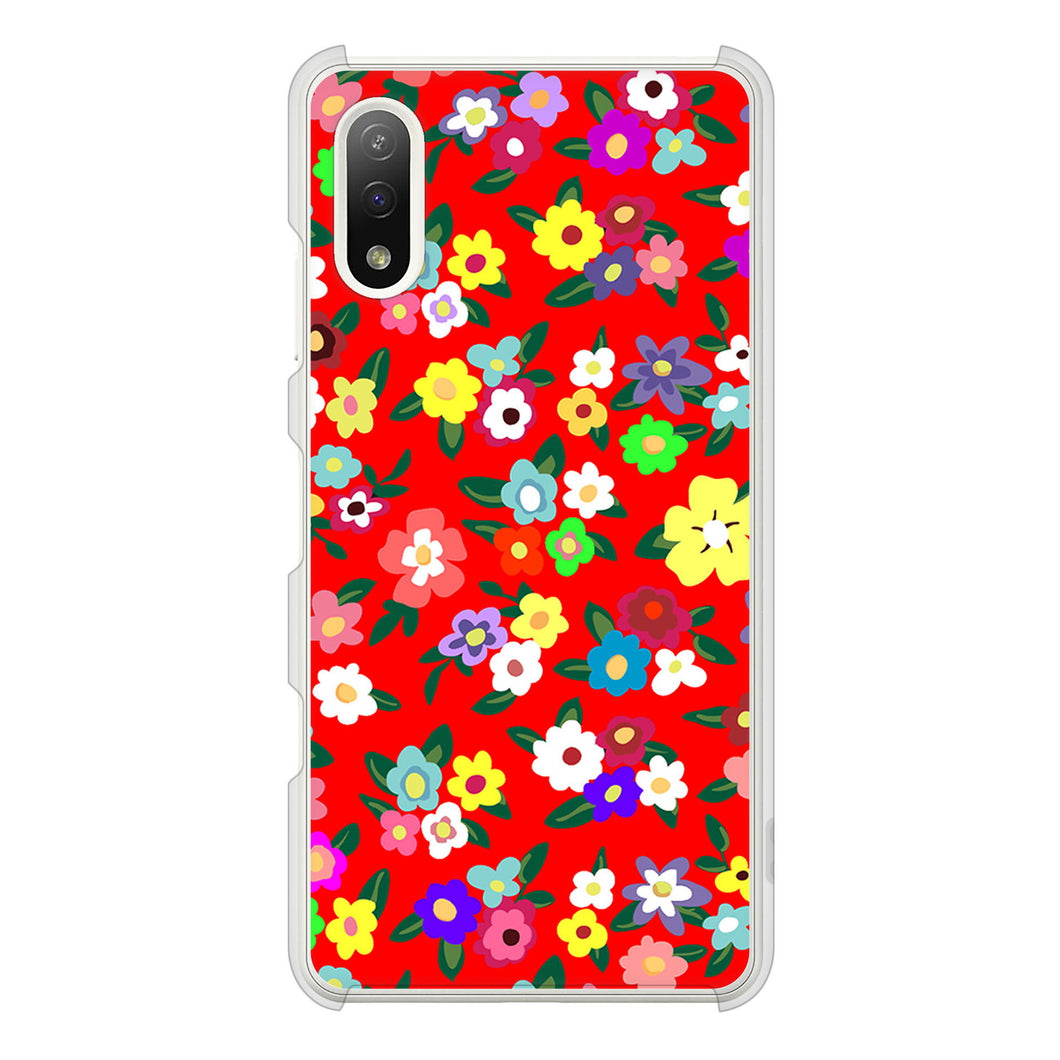 Xperia Ace II SO-41B docomo 高画質仕上げ 背面印刷 ハードケース リバティプリント