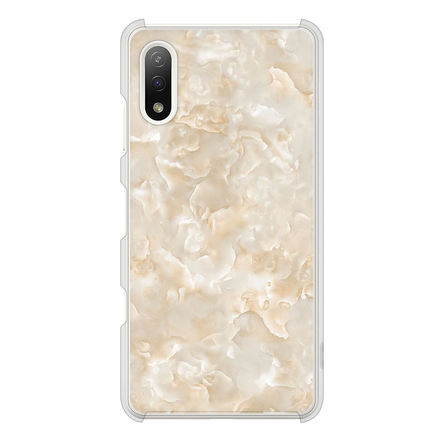 Xperia Ace II SO-41B docomo 高画質仕上げ 背面印刷 ハードケース 大理石BK