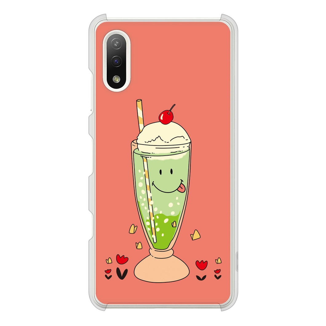 Xperia Ace II SO-41B docomo 高画質仕上げ 背面印刷 ハードケース スイーツイラスト
