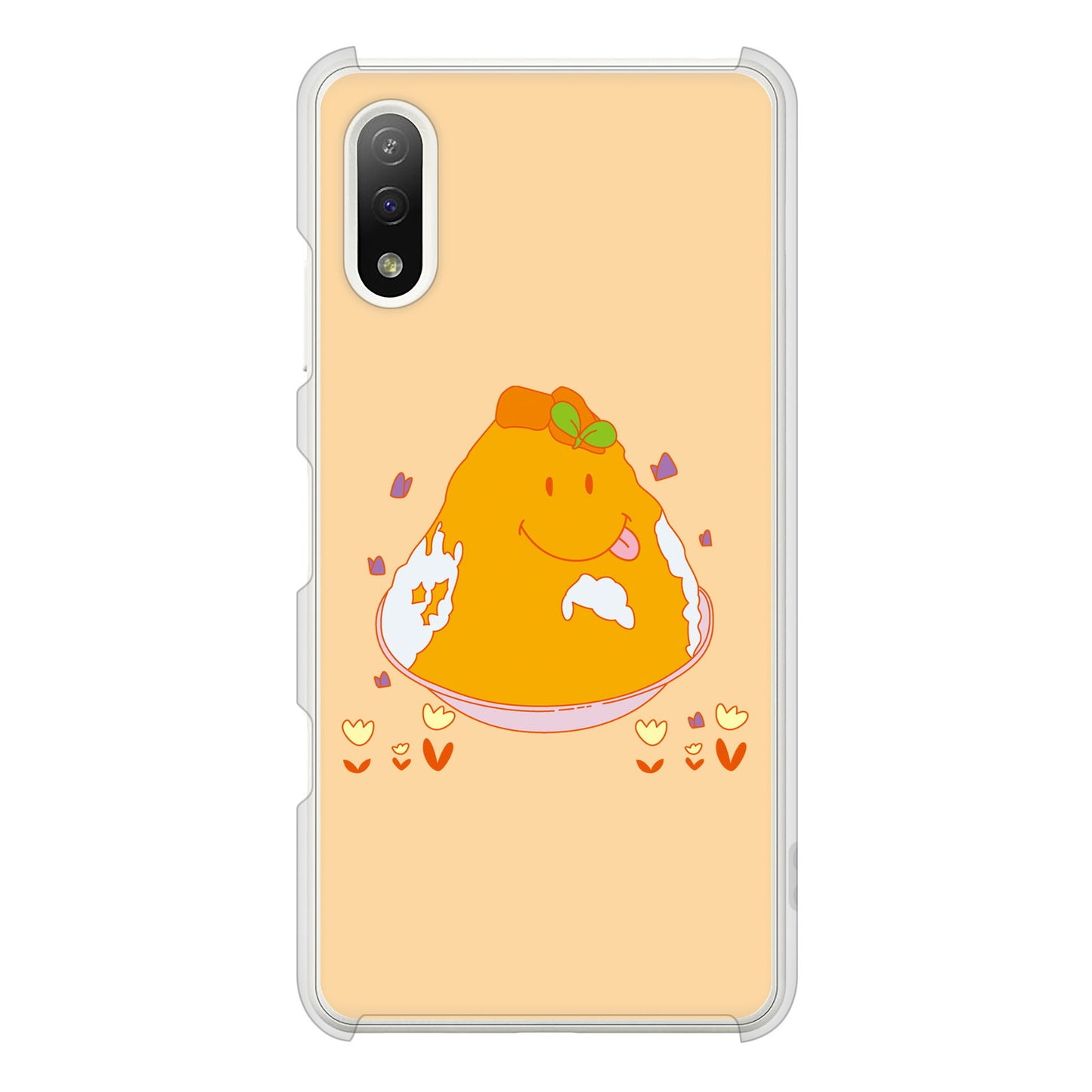 Xperia Ace II SO-41B docomo 高画質仕上げ 背面印刷 ハードケース スイーツイラスト