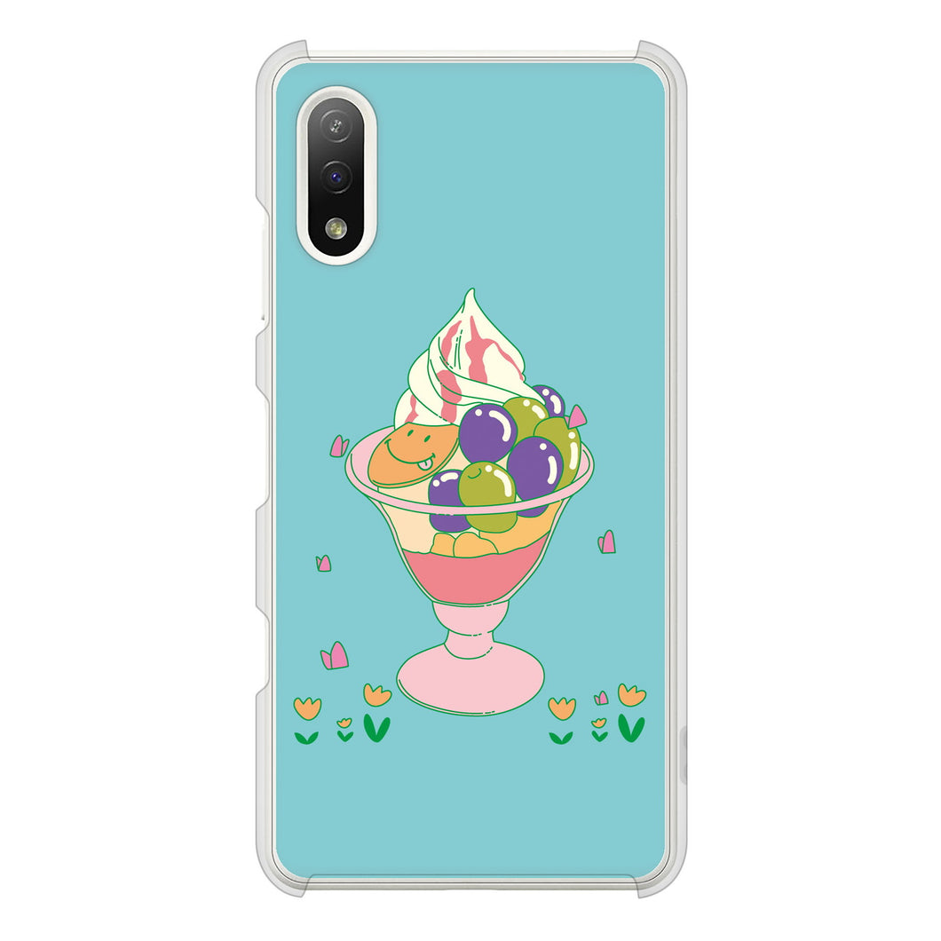 Xperia Ace II SO-41B docomo 高画質仕上げ 背面印刷 ハードケース スイーツイラスト