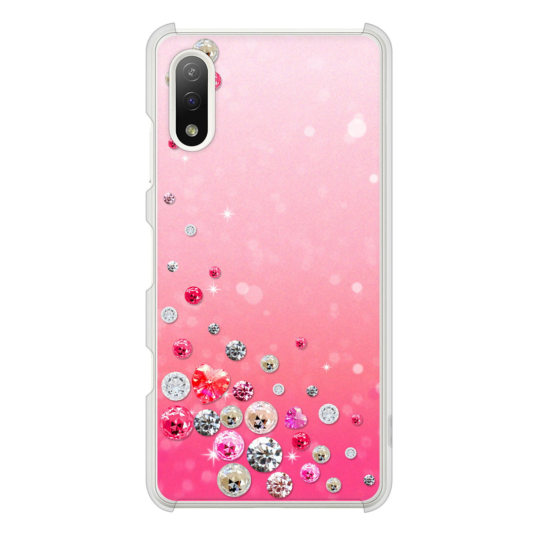 Xperia Ace II SO-41B docomo 高画質仕上げ 背面印刷 ハードケース スワロデコ風プリント