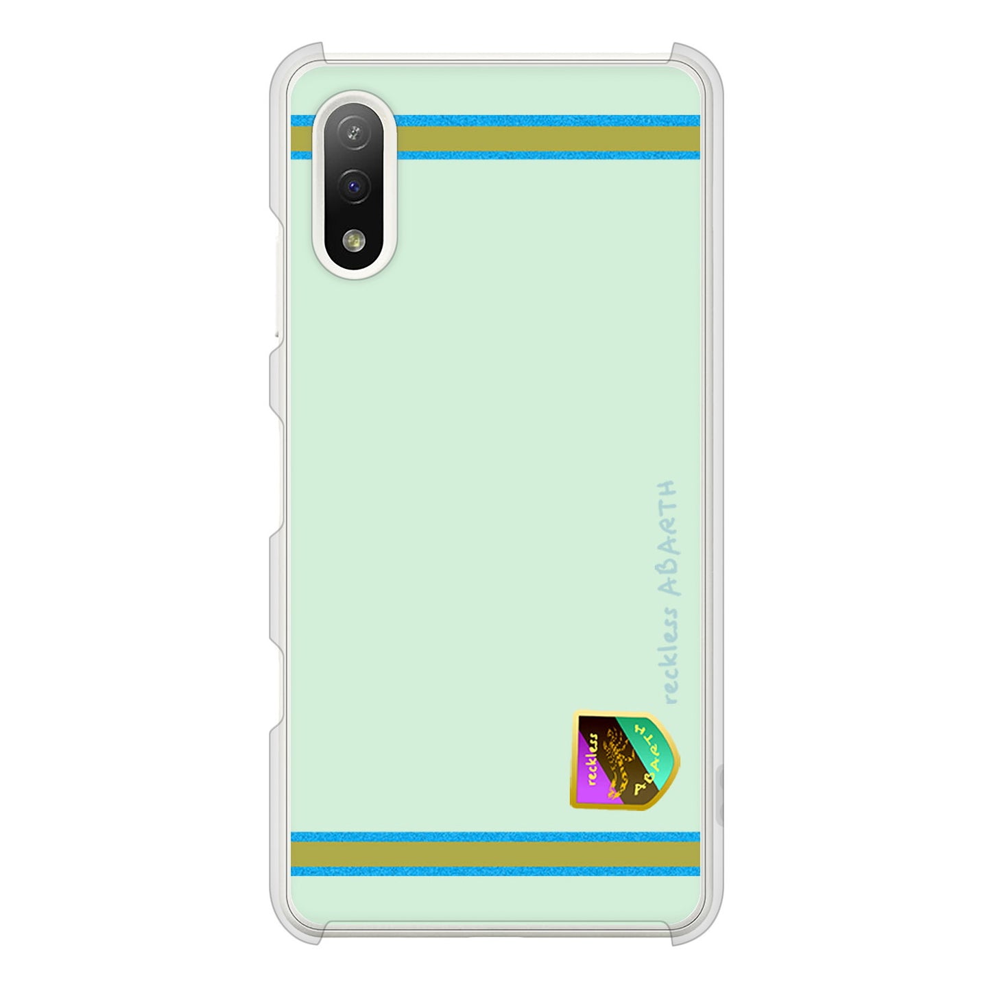 Xperia Ace II SO-41B docomo 高画質仕上げ 背面印刷 ハードケース アバルト