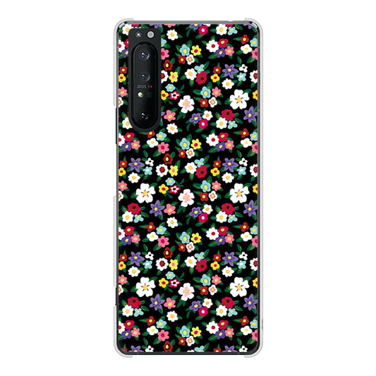 Xperia 1 II SO-51A docomo 高画質仕上げ 背面印刷 ハードケース リバティプリント