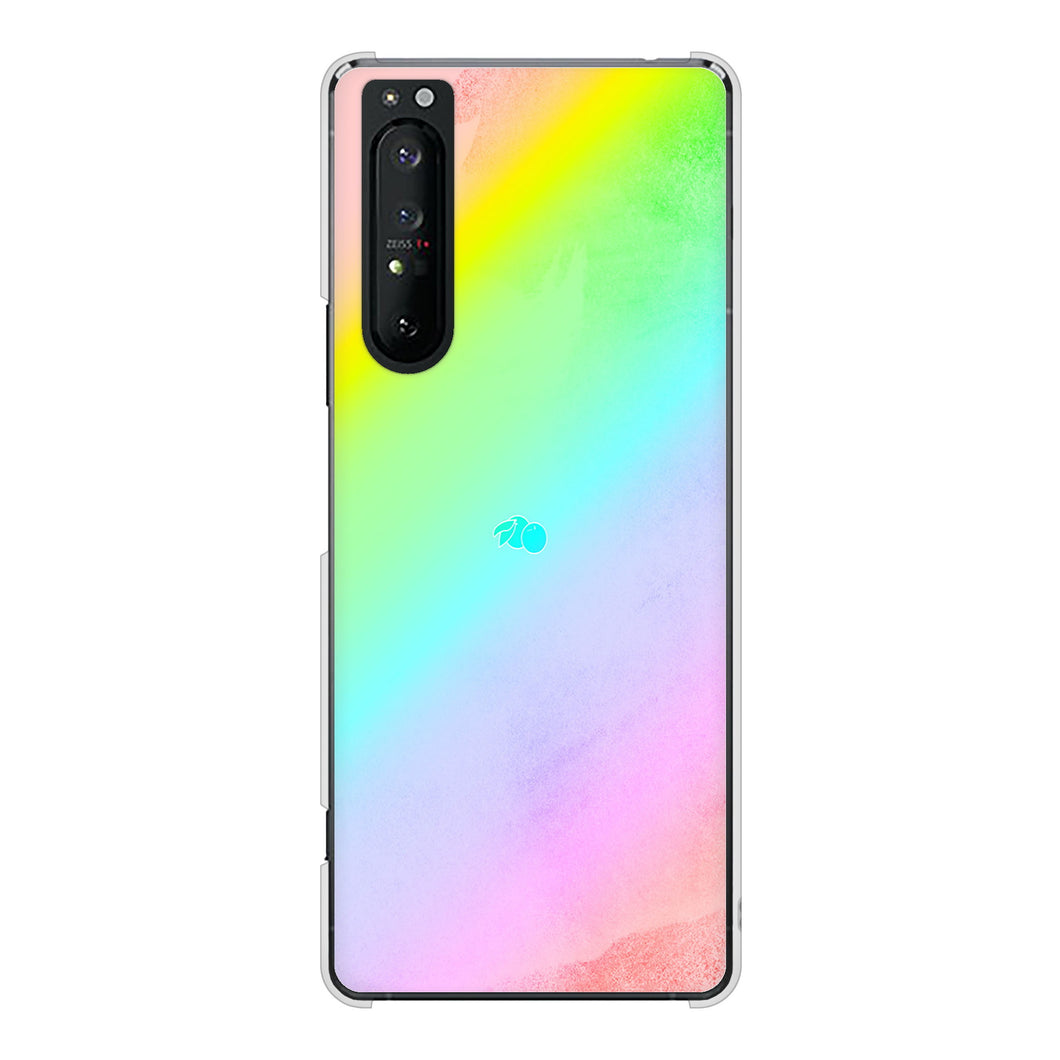 Xperia 1 II SO-51A docomo 高画質仕上げ 背面印刷 ハードケース パステルアート