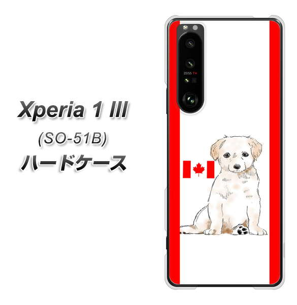 docomo エクスペリア1 III SO-51B 高画質仕上げ 背面印刷 ハードケース【YD824 ラブラドールレトリバー05】