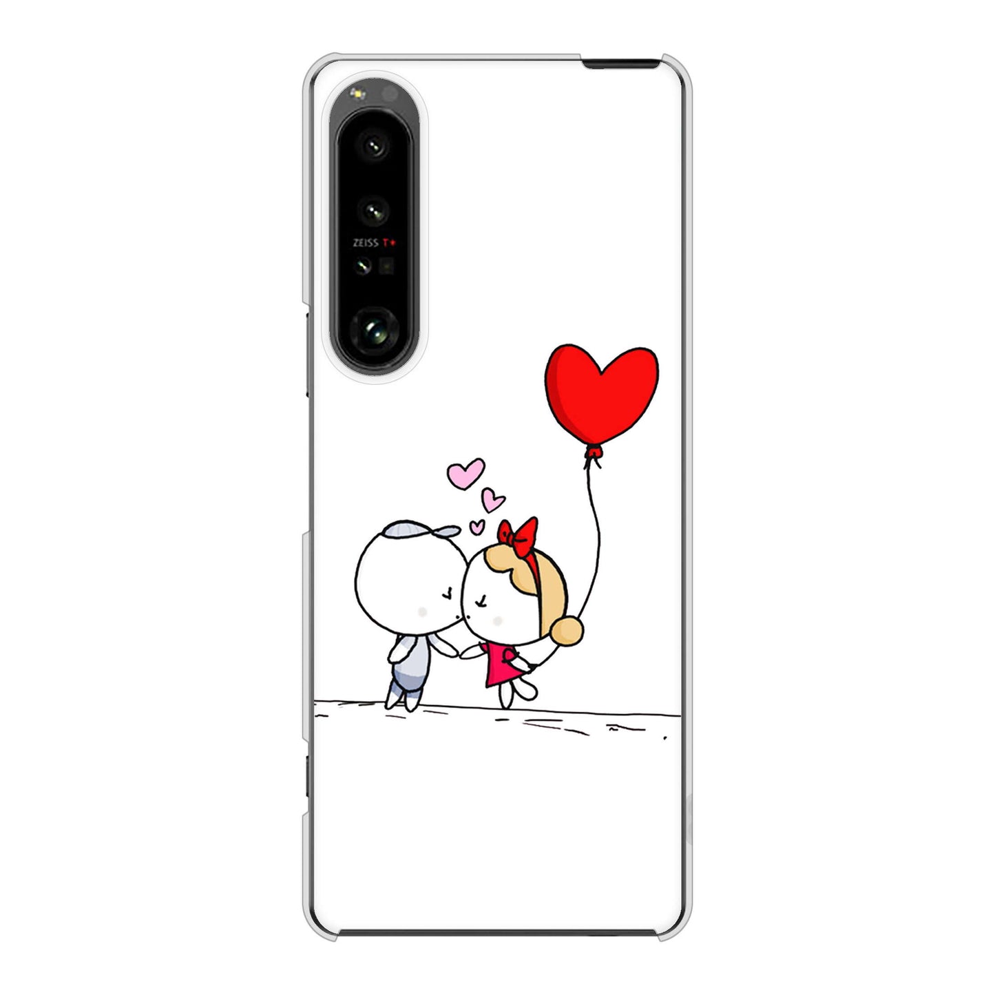 Xperia 1 V SO-51D docomo 高画質仕上げ 背面印刷 ハードケースカップル