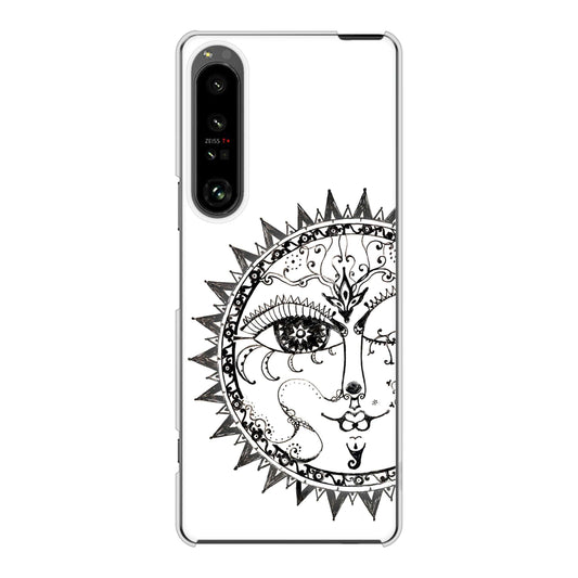 Xperia 1 V SO-51D docomo 高画質仕上げ 背面印刷 ハードケース 【207 太陽神】