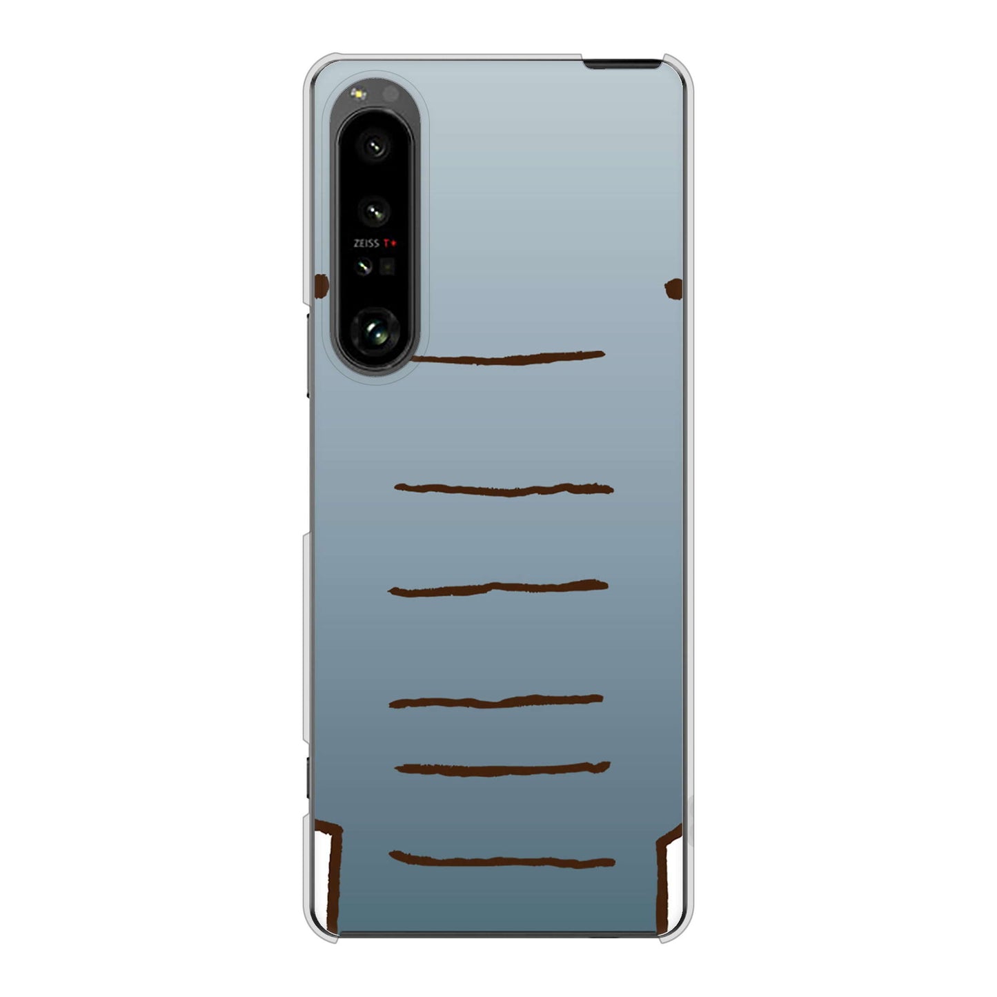 Xperia 1 V SO-51D docomo 高画質仕上げ 背面印刷 ハードケースドアップアニマル