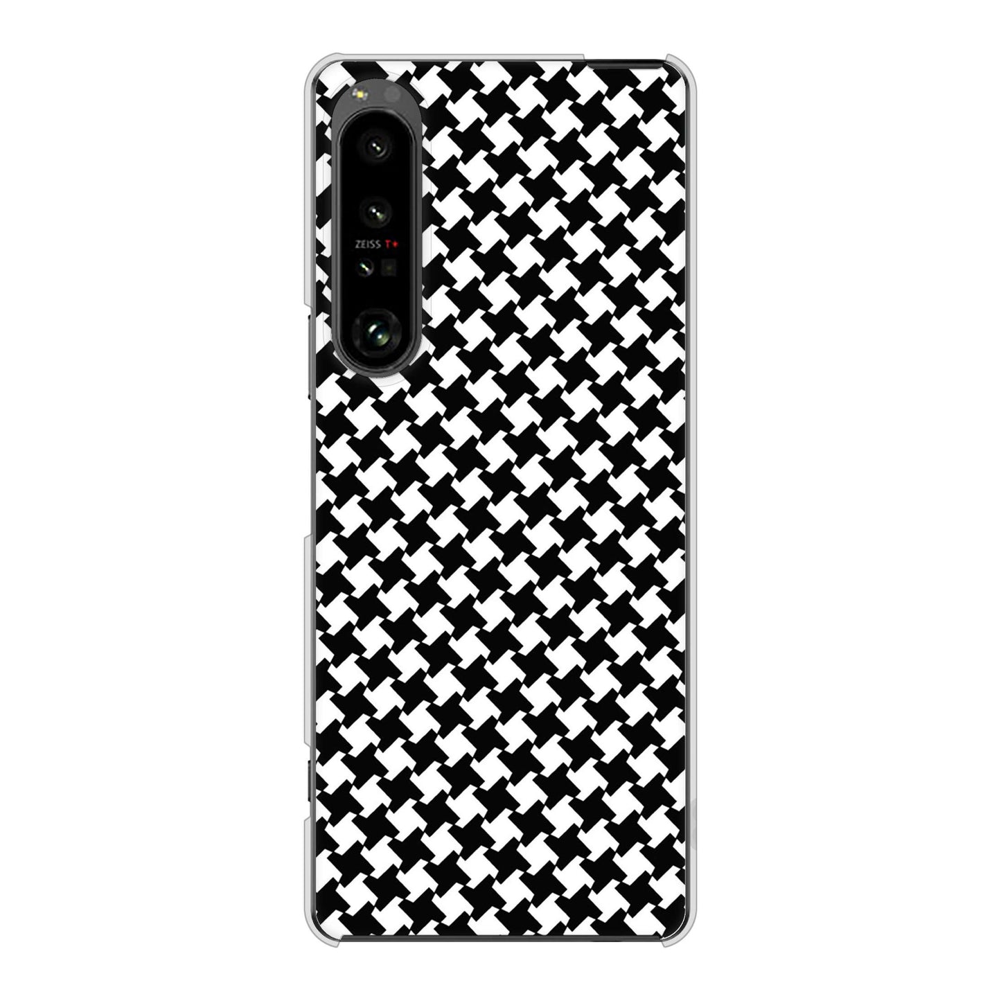 Xperia 1 V SO-51D docomo 高画質仕上げ 背面印刷 ハードケース 【514 和柄&筆文字 風車】