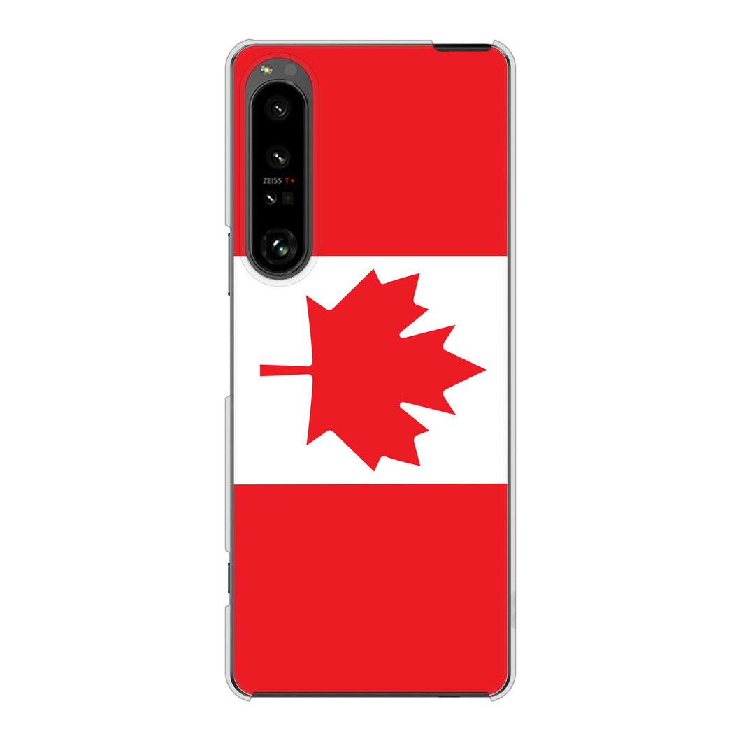 Xperia 1 V SO-51D docomo 高画質仕上げ 背面印刷 ハードケース国旗