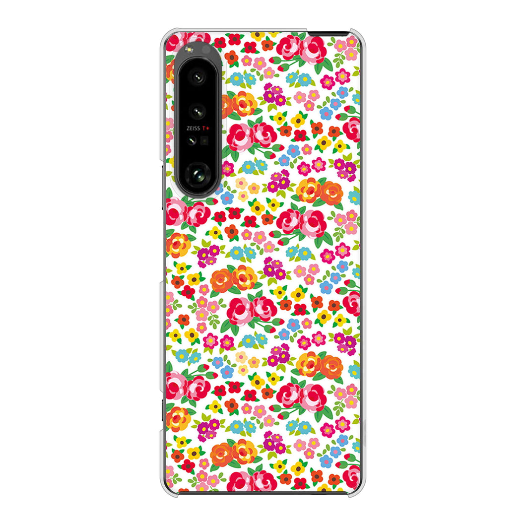 Xperia 1 V SO-51D docomo 高画質仕上げ 背面印刷 ハードケースリバティプリント