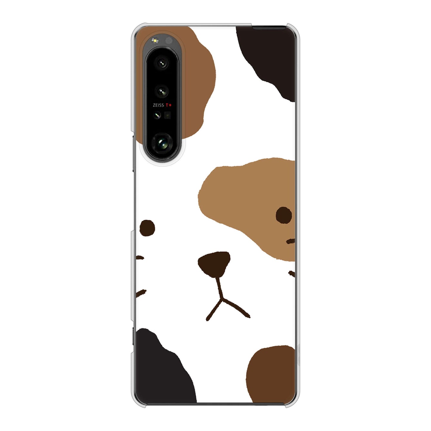 Xperia 1 V SO-51D docomo 高画質仕上げ 背面印刷 ハードケース 【IA801 みけ】