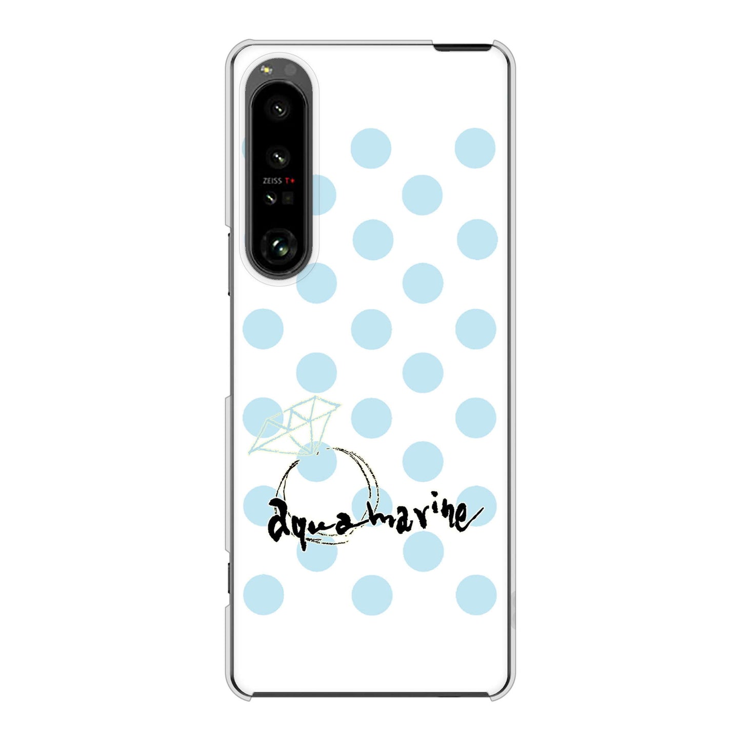 Xperia 1 V SO-51D docomo 高画質仕上げ 背面印刷 ハードケース大野詠舟 誕生石