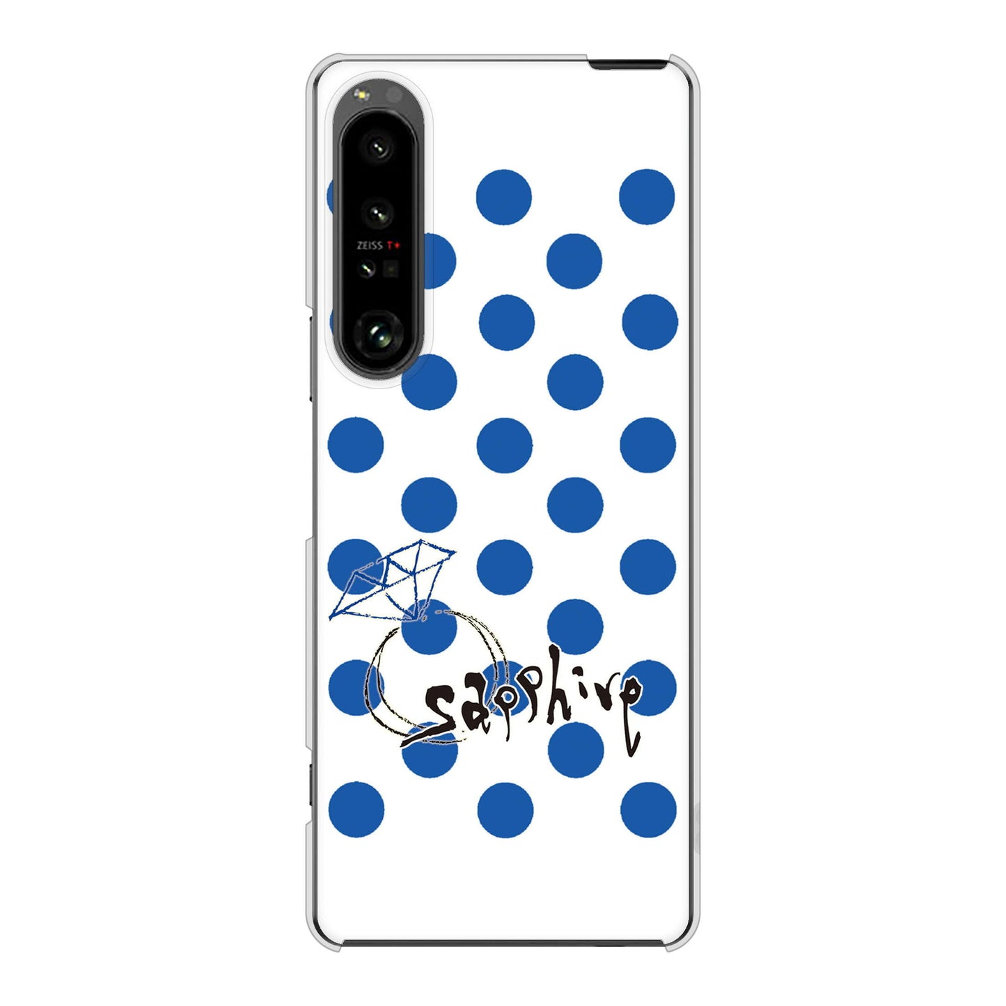 Xperia 1 V SO-51D docomo 高画質仕上げ 背面印刷 ハードケース大野詠舟 誕生石