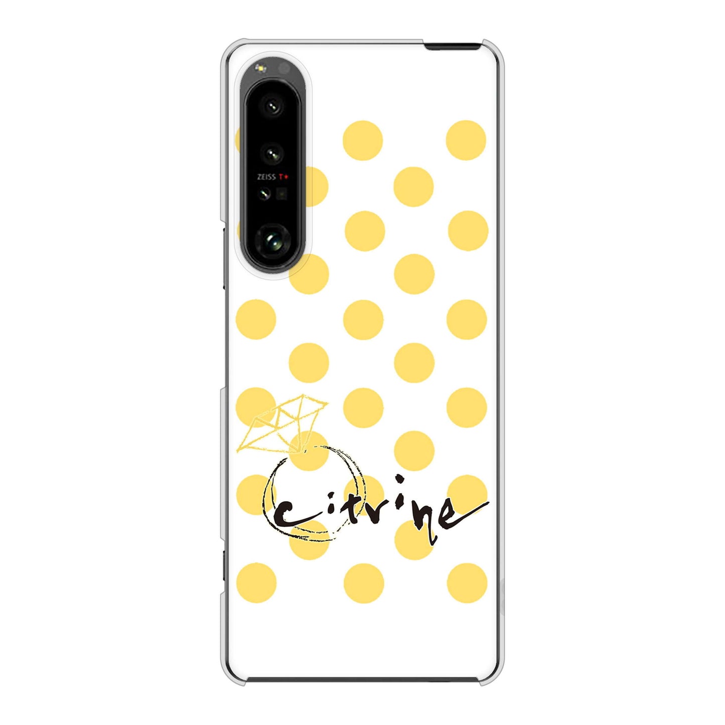 Xperia 1 V SO-51D docomo 高画質仕上げ 背面印刷 ハードケース大野詠舟 誕生石