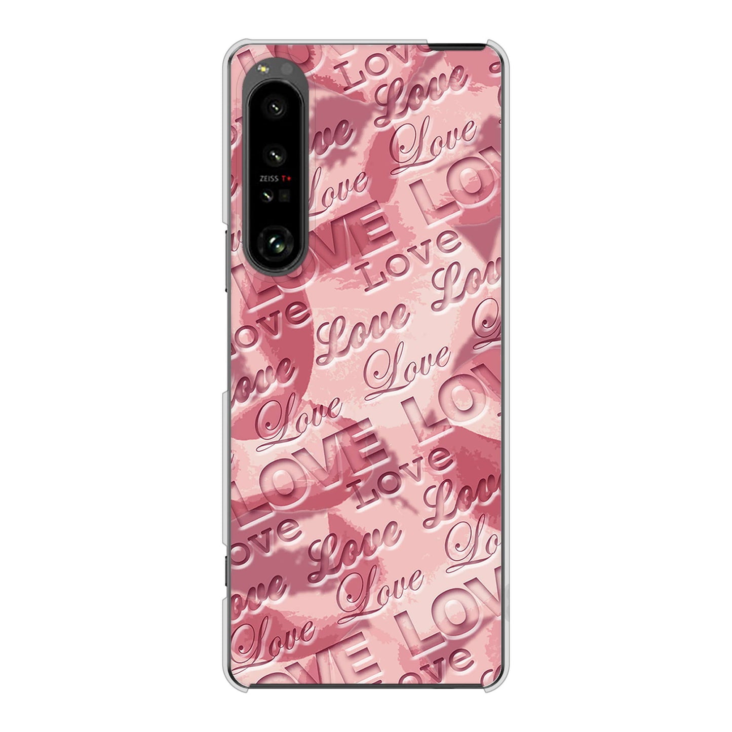 Xperia 1 V SO-51D docomo 高画質仕上げ 背面印刷 ハードケースフラワーヴェルニ
