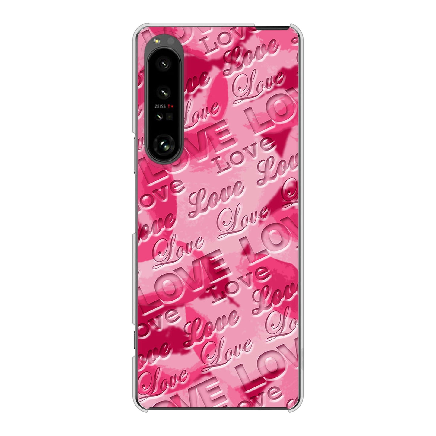 Xperia 1 V SO-51D docomo 高画質仕上げ 背面印刷 ハードケースフラワーヴェルニ