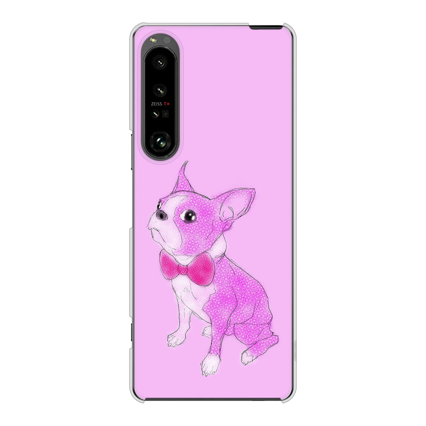 Xperia 1 V SO-51D docomo 高画質仕上げ 背面印刷 ハードケースボストンテリア