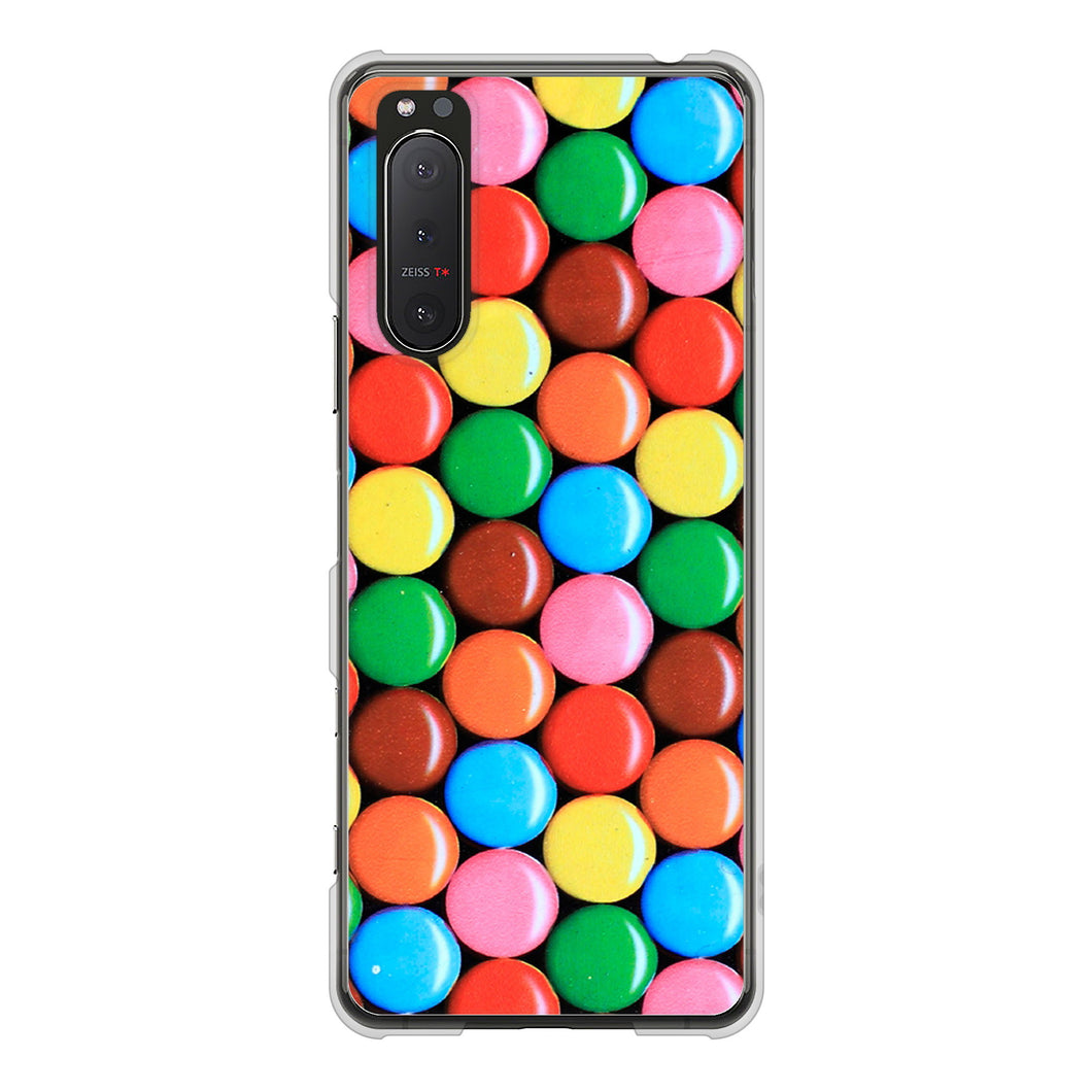 Xperia 5II SO-52A docomo 高画質仕上げ 背面印刷 ハードケース スイーツ