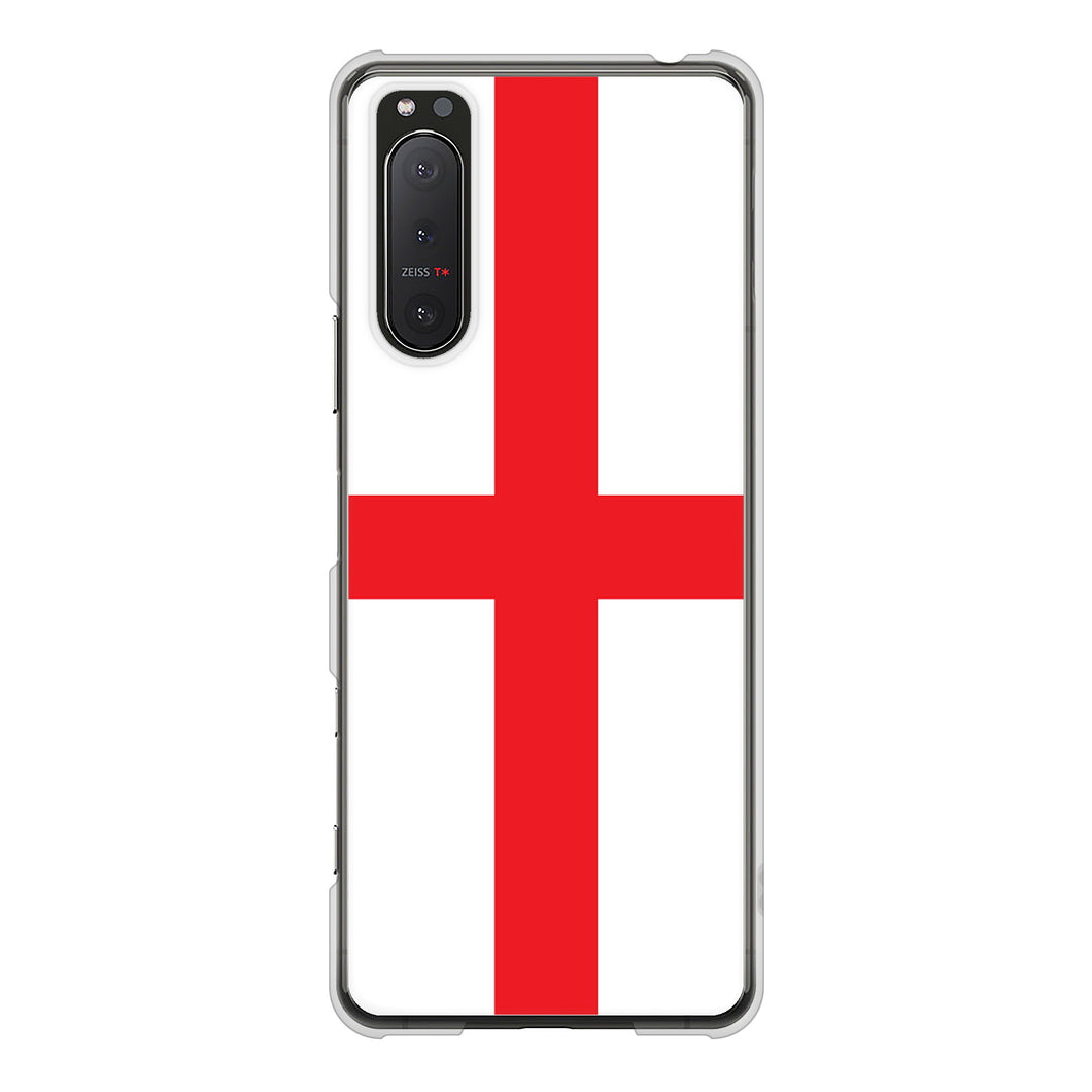 Xperia 5II SO-52A docomo 高画質仕上げ 背面印刷 ハードケース 国旗