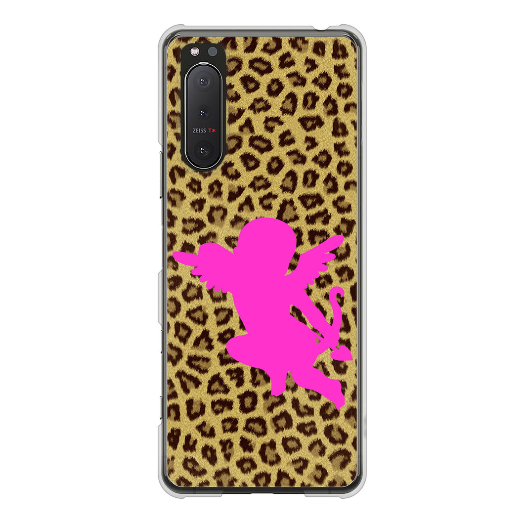 Xperia 5II SO-52A docomo 高画質仕上げ 背面印刷 ハードケース エンジェル