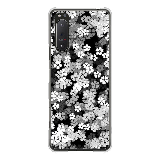 Xperia 5II SO-52A docomo 高画質仕上げ 背面印刷 ハードケース 【1332 夜桜】