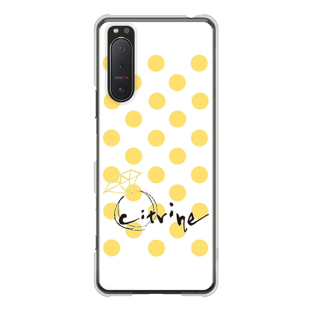 Xperia 5II SO-52A docomo 高画質仕上げ 背面印刷 ハードケース 大野詠舟 誕生石