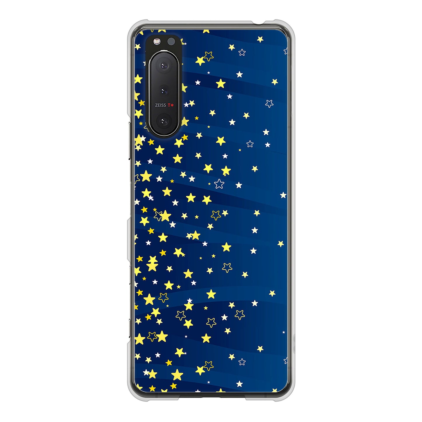 Xperia 5II SO-52A docomo 高画質仕上げ 背面印刷 ハードケース 【VA842 満天の星空】